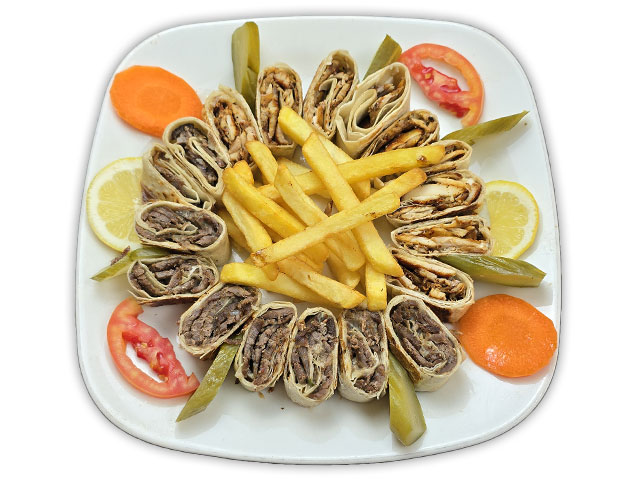 صورة شاورما عربي مشكل